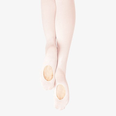 Capezio #1916C, #1916X Girl's Ultra Soft Transition Tights with Self Knit Waistband- Ballet Pink or Caramel