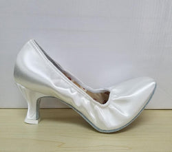 Paoul 1040_60R White Satin 6 cm heel