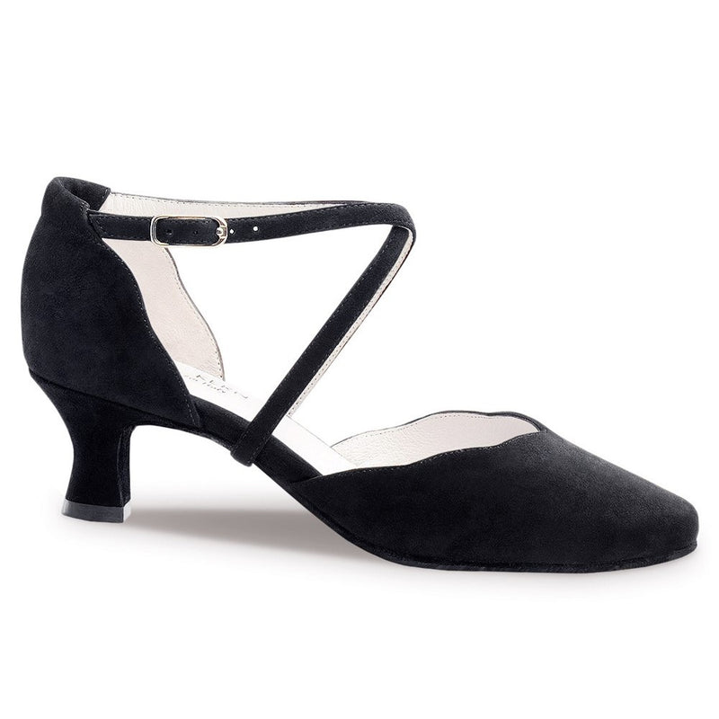 Anna Kern 572_50 Denise- Black Suede OVERSTOCK SALE