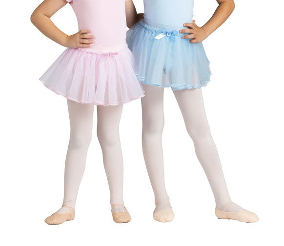 Danznmotion Poppy Skirt- Pink, Light Blue, White