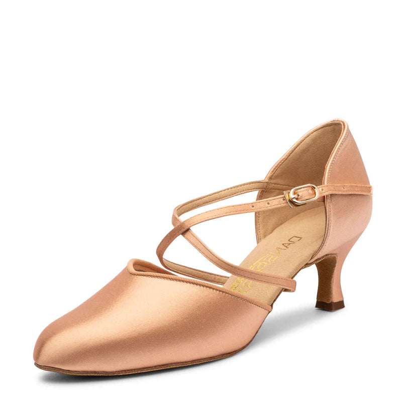 Dansport S4018 Peach Satin- 2" or 2.5" heel