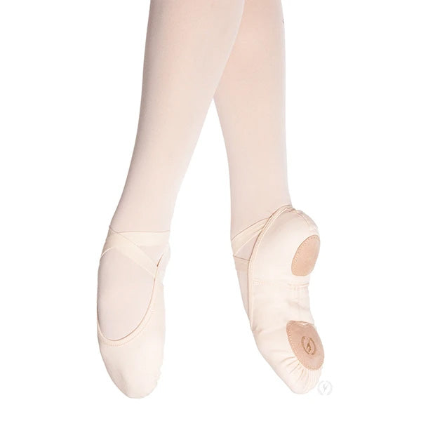 A1004c- Eurotard Child Assemble' Split Sole Ballet- Lt. Pink, Black, and other colors.