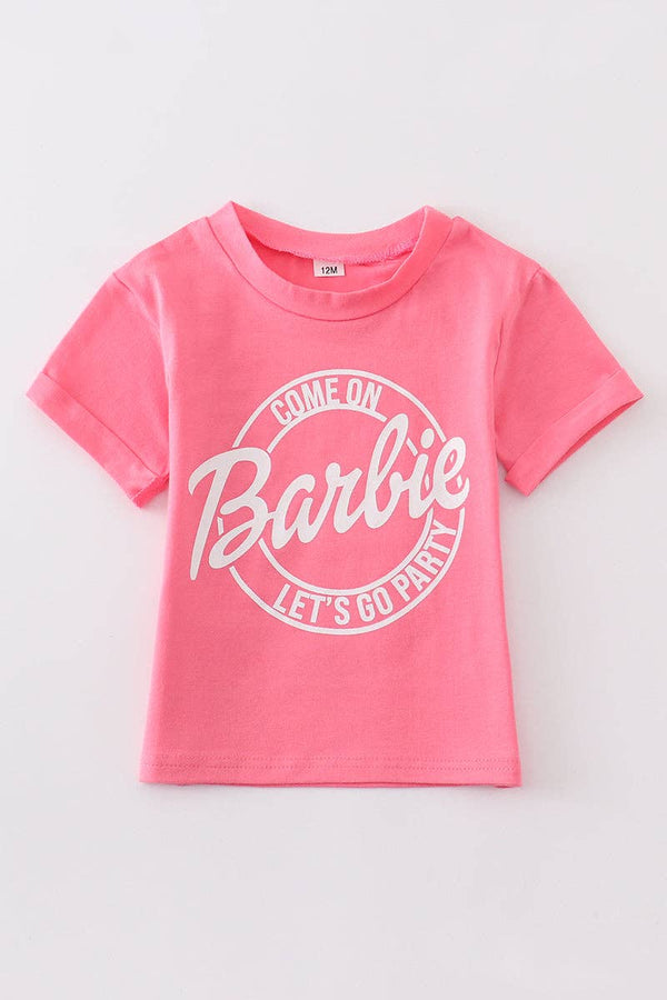 Pink Barbie Girl Top- Clearance
