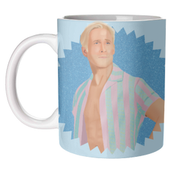 Mug- Ken from "Barbie" Illustrated- Clearance