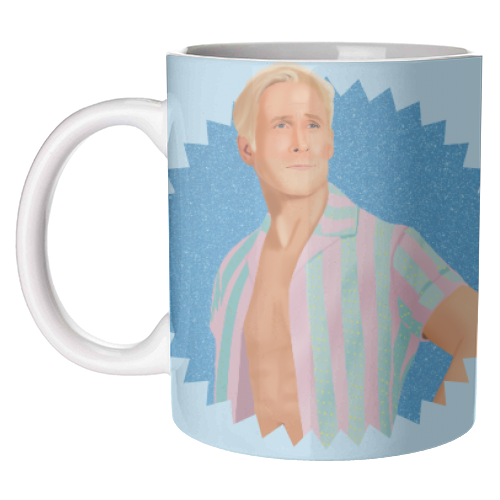 Mug- Ken from "Barbie" Illustrated- Clearance