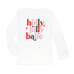 Kids Holly Jolly Babe Long Sleeve Shirt- CLEARANCE