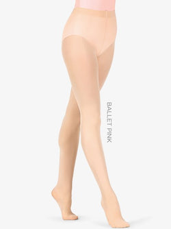 Capezio #1915 Adult Ultra Soft Footed Tights with Self Knit Waistband- Ballet Pink or Caramel