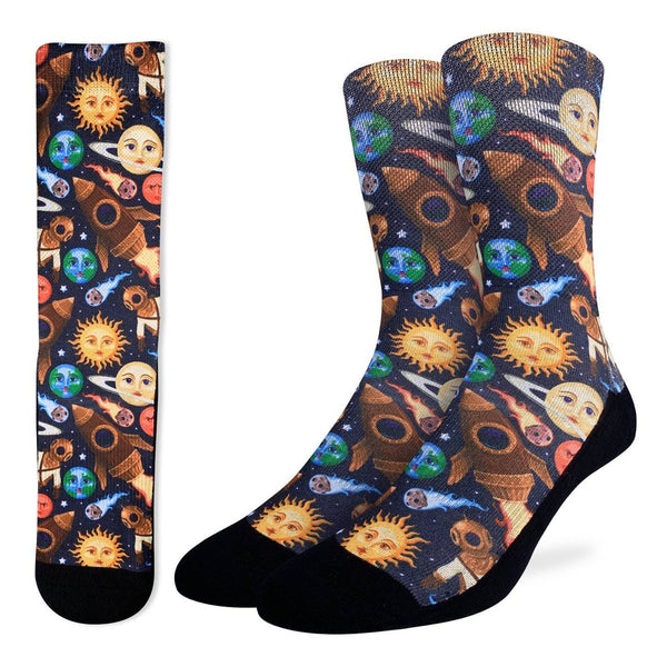 Men's Stars and Steampunk Socks- Clearance