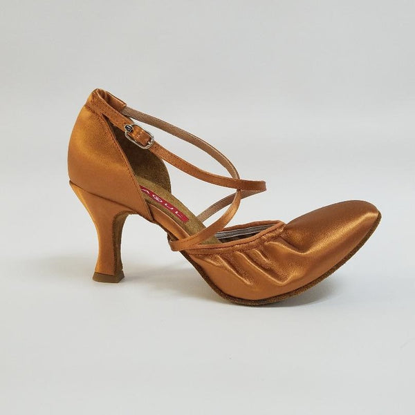 Paoul 613- Flesh or Tan Satin- 6 cm or 7 cm heel