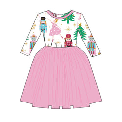 Sugar Plum Fairy Long Sleeve Dress- CLEARANCE