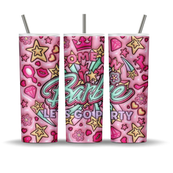 Barbie Stainless Steel Tumbler; Style8- Clearance