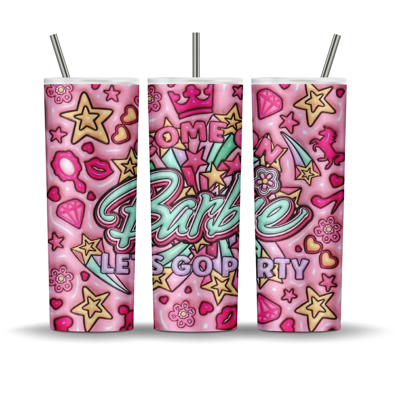 Barbie Stainless Steel Tumbler; Style8